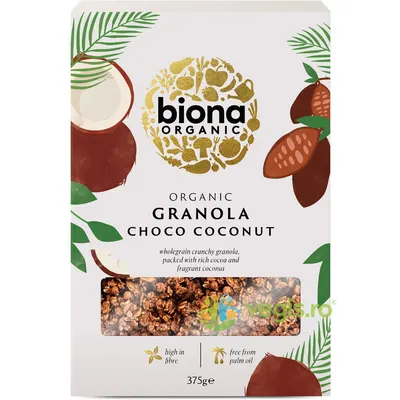 Granola cu Ciocolata si Cocos Ecologica/Bio 375g