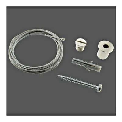 Wire suspension 2m incl. Ceiling mounting