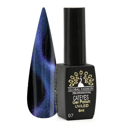 Oja semipermanenta 24D Cat Eye 8ml, 07 Engros