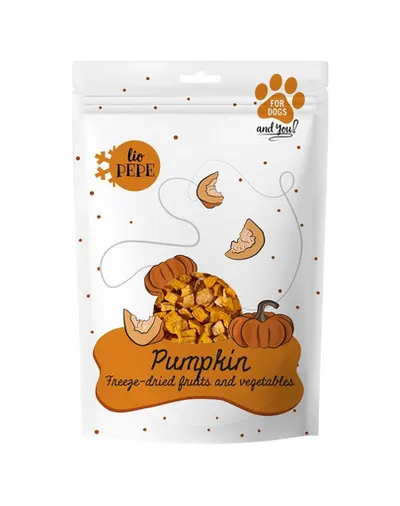 PAKA ZWIERZAKA PEPE Freeze-dried dovleac liofilizat pentru caini si pisici 20g