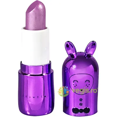 Balsam de Buze cu Sclipici pentru Copii cu Parfum de Coacaze Negre - Purple 3.5g