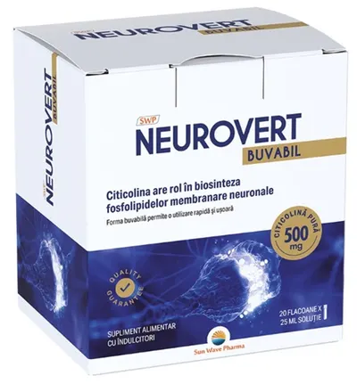 Neurovert Buvabil, 20 flacoane, Sun Wave Pharma