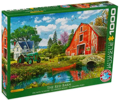 Puzzle Eurographics de 1000 piese - Dominic Davison The Red Barn