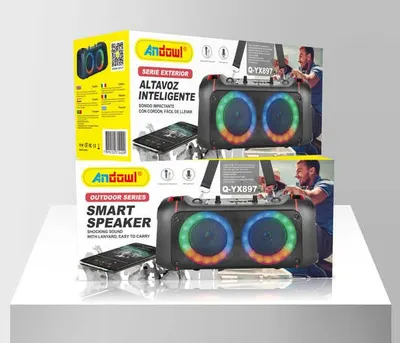 Boxa portabila Engros, Wireless, Q-YX897, cu 2 difuzoare
