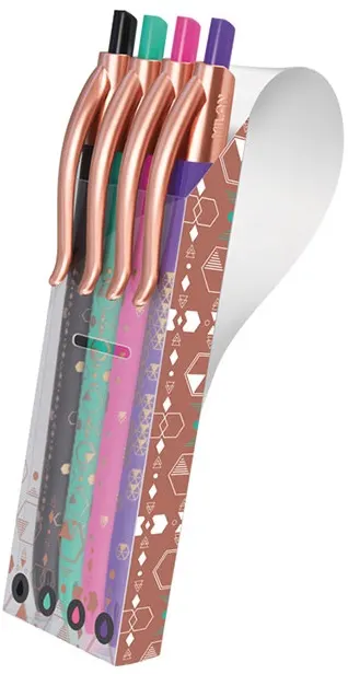 Pixuri automate Milan P1 Copper - 1.0 mm, sortiment, 4 bucati