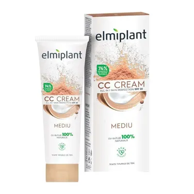 Crema Coloranta pentru Ten Elmiplant Cc Skin Moisture Mediu, 50 ml