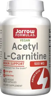 Acetyl L-Carnitine, 500 mg, 60 capsule, Jarrow Formulas