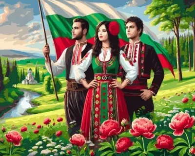 Set pictură după numere MagicArt - Vocea Patriei (drepturi de autor)