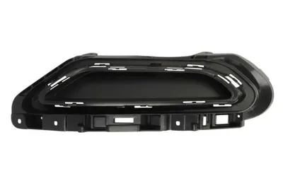 Ornament sistem evacuare spate stanga plastic, negru crom potrivit VW PASSAT B8 08.14-01.19