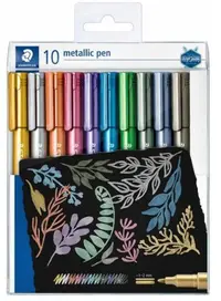 Set markere Staedtler - Metallic, 1-2 mm, 10 culori