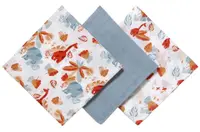 Set de scutece Babyono Soft - 348/07, 70 x 70 cm, 3 bucăți