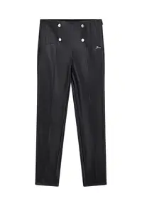 Colanti din piele ecologica - Negru/Argintiu