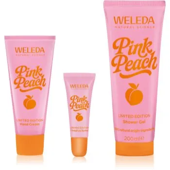 Weleda Pink Peach set nutritie si hidratare