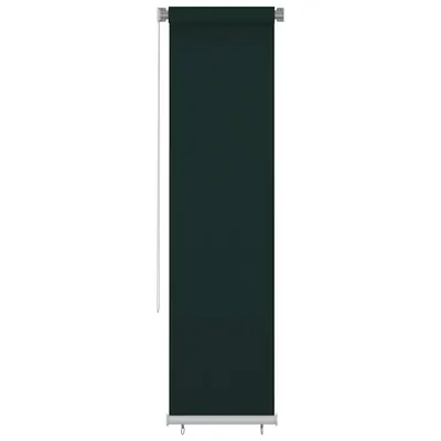 vidaXL Jaluzea tip rulou de exterior, 65 (l) x 230 (î) cm, verde închis, HDPE