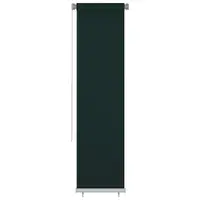 vidaXL Jaluzea tip rulou de exterior, 65 (l) x 230 (î) cm, verde închis, HDPE