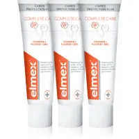 Elmex Caries Protection Complete Care pastă de dinți revigorantă 6+ ani 3x75 ml