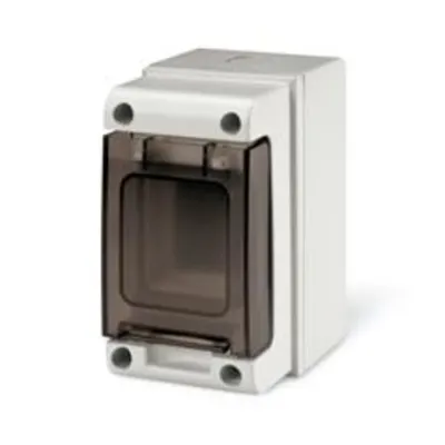 Tablou electricnIP66 montaj aparent M135 2 MOD. 135x76x102mm GREY