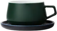 Ceașcă de ceai cu farfurioară Viva Scandinavia - Classic Pine Green, 250 ml