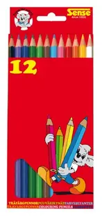 Creioane colorate Sense – 12 bucati