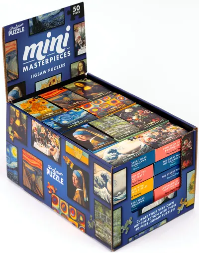 Mini puzzle Professor Puzzle din 50 de piese - Mini capodopere, sortiment