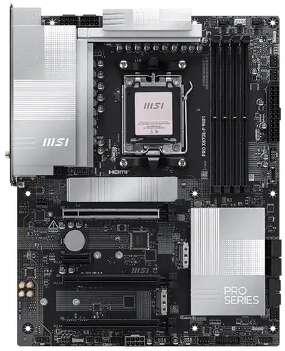 Placă de bază MSI - PRO X870E-P WIFI, AM5