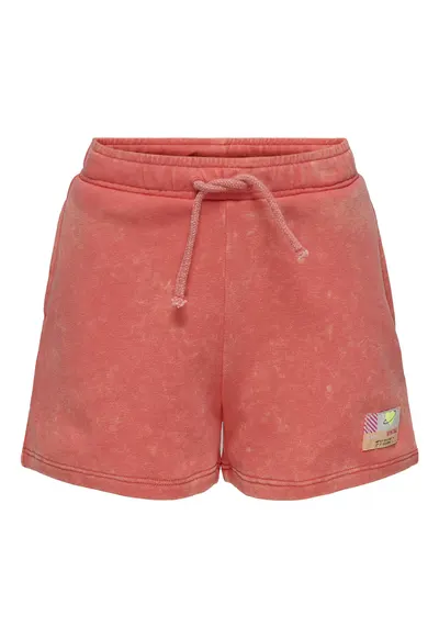 Pantaloni scurti sport fete 15347958 - Bumbac organic/Poliester - Portocaliu - Portocaliu