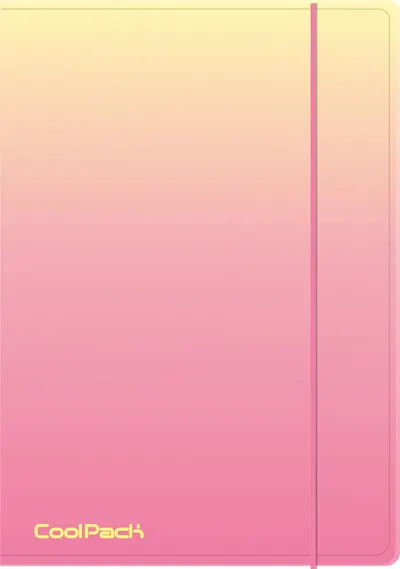 Mapa cu elastic Cool Pack - A4, Gradient Peach