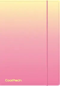 Mapa cu elastic Cool Pack - A4, Gradient Peach