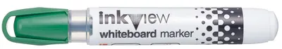 Marker pentru tabla alba pe baza de apa Uniball Inkview - Verde