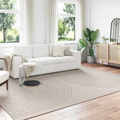 vidaXL Covor de interior GALATI Crem 340 x 240 cm Poliester