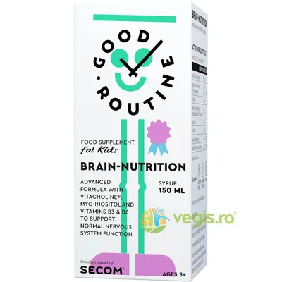 Brain Nutrition pentru Copii cu Gust de Capsuni 150ml Secom