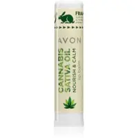 Avon Cannabis Sativa Oil Nourish & Calm balsam de buze cu ulei de canepa