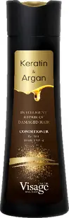 Visage Balsam pentru păr deteriorat Keratin & Argan, 250 ml