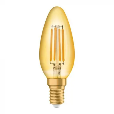 Bec LED Osram Vintage 1906 CLAS B, E14, 4W (35W), 410 lm, lumina calda (2400K), cu filament