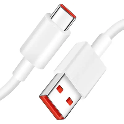 Cablu Date si Incarcare USB-A - USB-C Xiaomi, 60W, 1m, Alb 4501000021PG