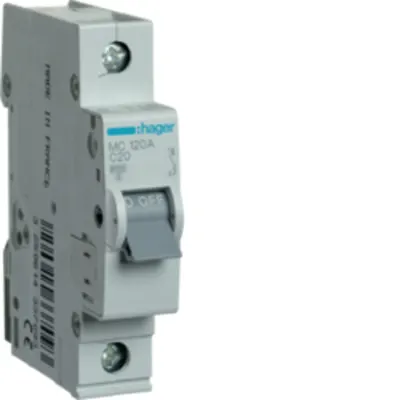 Disjunctor 1P, 20A, 6kA, C, 1M
