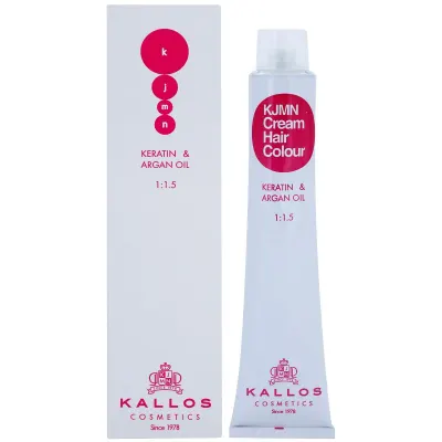 Kallos KJMN Professional Cream Hair Colour Keratin & Argan Oil culoare par cu keratina si ulei de argan culoare 12.81 Special Ultra Blonde 100 ml