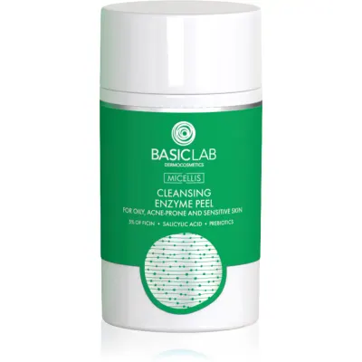 BasicLab Dermocosmetics Micellis peeling enzimatic pentru ten gras si problematic 35 g