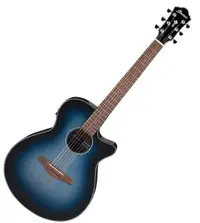 Chitara electrica acustica Ibanez - AEG50, Indigo Blue Burst High Gloss