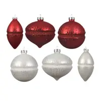 Glob decorativ - Red White Bauble - mai multe modele