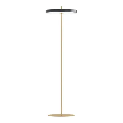 Lampadar gri antracit LED cu intensitate reglabilă cu abajur din metal (înălțime 151 cm) Asteria Floor – UMAGE