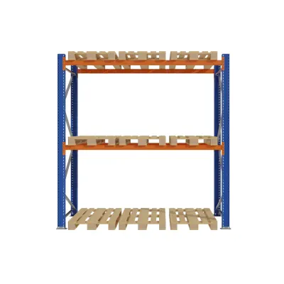 Raft pentru depozitare paleti 2880mm x Adancime 1100mm x Inaltime 3500mm, 3300kg/nivel/9 europaleti