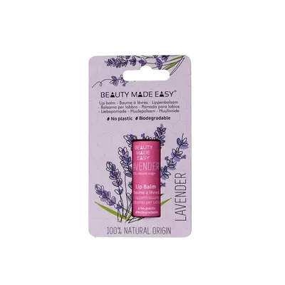 Balsam de buze Lavanda, 5.5g, zero plastic, Beauty Made Easy