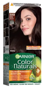 Vopsea de par permanenta Color Naturals 3.12 Saten Inchis Glacial, 112ml, Garnier