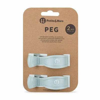 Set 2 clesti multifunctionali pentru carucior PetiteMars Turcoaz