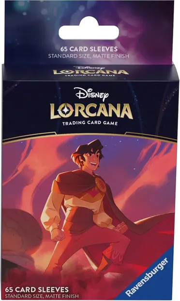 Protecții pentru cărți Ravensburger - Disney Lorcana TCG: Shimmering Skies - Aladdin (65 buc)