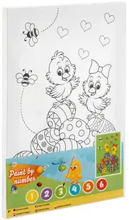 Set de pictură pe numere Grafix - Pui, 30 х 21 cm