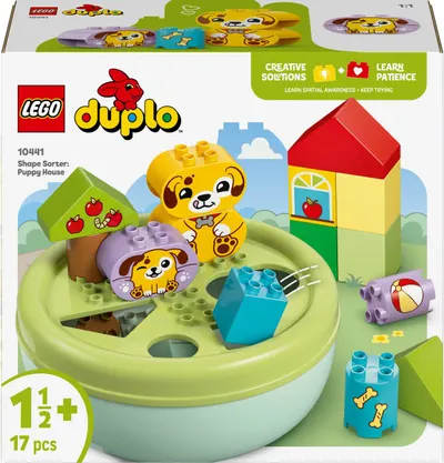Constructor LEGO Duplo - Casă de sortare pentru căței (10441)