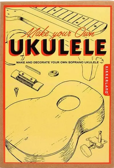 Set creativ Kikkerland - Construiește-ți propriul ukulele