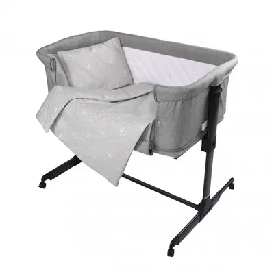 Set lenjerie pat 5 piese Eva bumbac ranforce Little Bear Grey